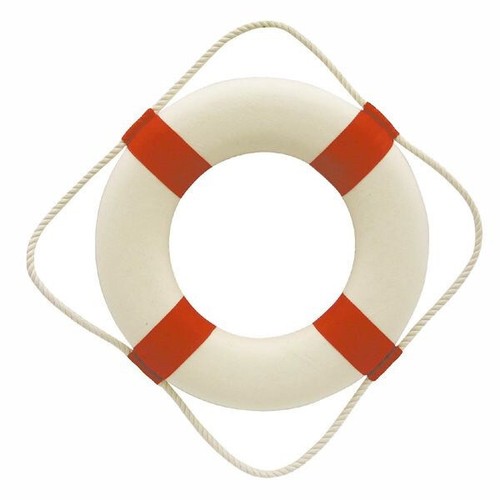 Rettungsring deko mm rot - 30,