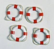 4 MINI-DEKO-RETTUNGSRINGE