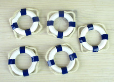 5er Set Holz Rettungsring