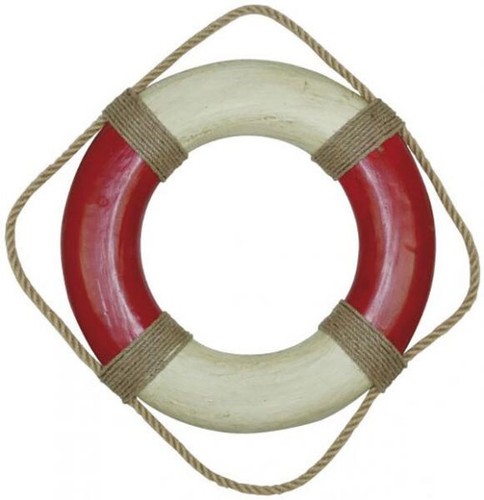 Rettungsring deko mm rot - deko,