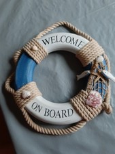 Deko Rettungsring Holz Beach