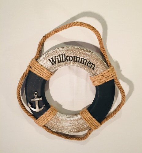 Rettungsring grau blau aus - grau/blau,
