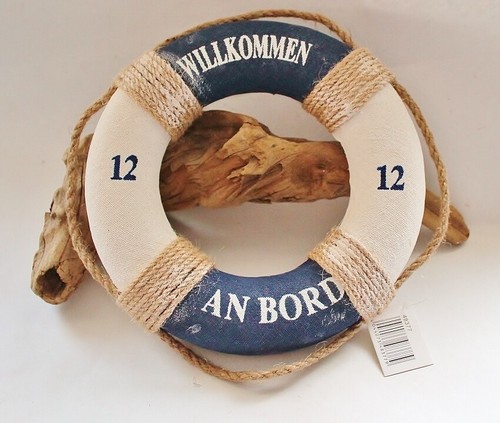 Deko rettungsring willkommen - rettungsring, "willkommen